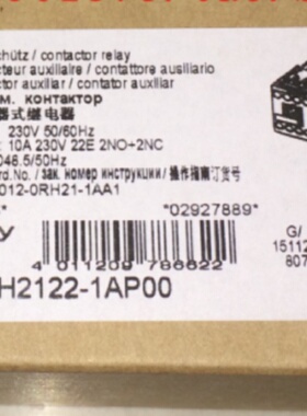 议价全新原装正品3RH2122-1AP00西门子辅助接触器2NO2NC 230V AC