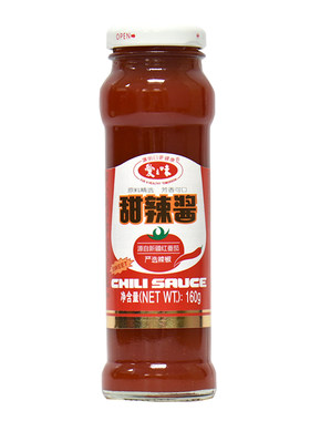 爱之味 台式甜辣酱160g小瓶装 酸甜辣椒酱 调味酱 蘸酱 烧烤酱