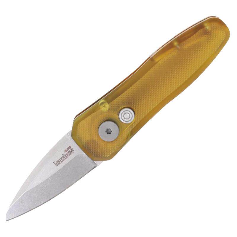 美国Kershaw EDC小工具折叠小刀琥珀色ULTEM柄户外用品求生装备