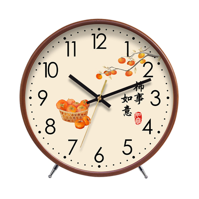 实木创意台式座钟摆件