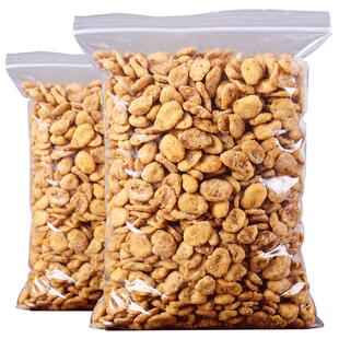 500g蚕豆瓣休闲零食炒货蟹黄味蚕豆下酒菜兰花豆牛肉味土味年货