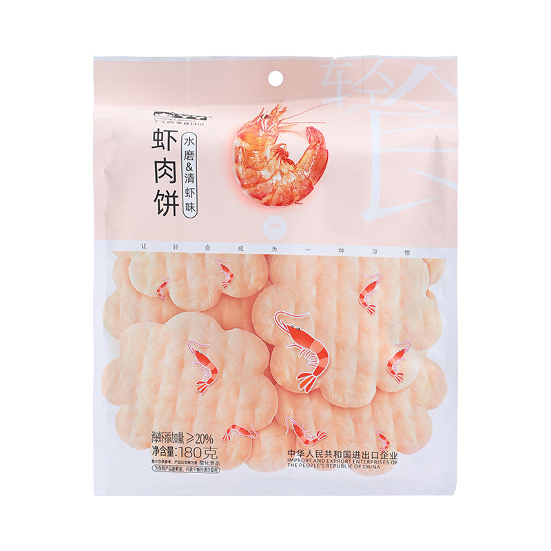 丫丫组合口味虾肉饼雪米饼非油炸
