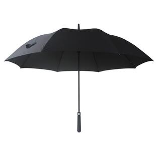雨伞长柄直柄双人礼品大号黑伞商务定制印字logo广告伞售楼处大堂