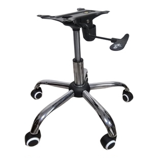 新款包邮转椅配件加厚椅子脚底盘电镀五星脚架电脑椅底座钢制耐用