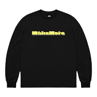 Makemore长袖休闲潮美式T恤玩趣