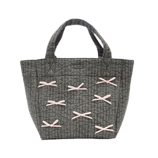 日本小众ayako蝴蝶结单肩腋下包大容量手提托特包 通勤大包妈咪包