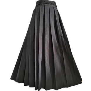 怀谷居秦风男款原创直裾战国袍春夏季秦汉风新款定制汉服曲裾