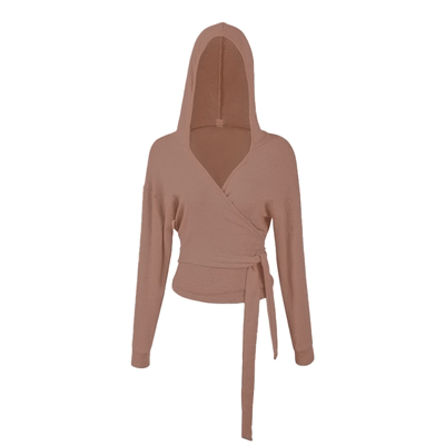 Umeko长袖加绒瑜伽服长袖女绑带