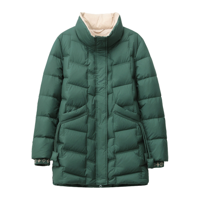 加厚羽绒服中老年妈妈宽松外套新