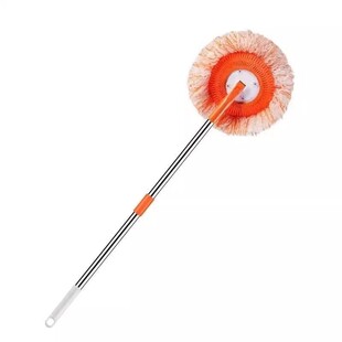 向日葵伸缩拖把擦墙神器家用打扫天花板灰尘拖把擦玻璃专用清洁