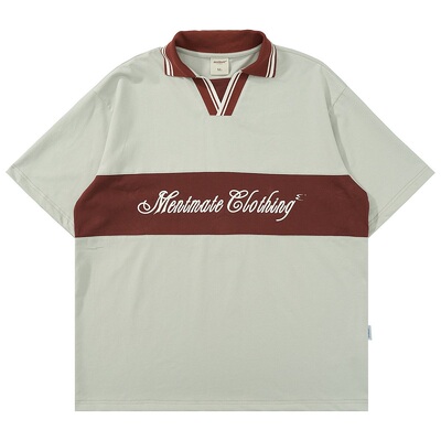 个性学院复古风宽松休闲百搭体恤