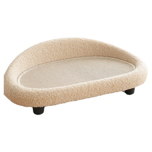 夏季剑麻垫子猫咪宠物狗狗抓板一体窝椅小沙发睡觉凉床防抓耐磨爪