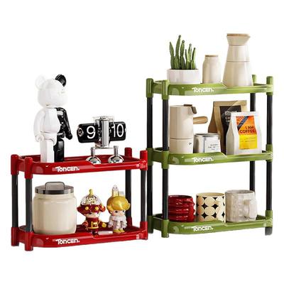 杯子收纳架桌面置物架杯架咖啡杯化妆品工位收纳多层置物展示架