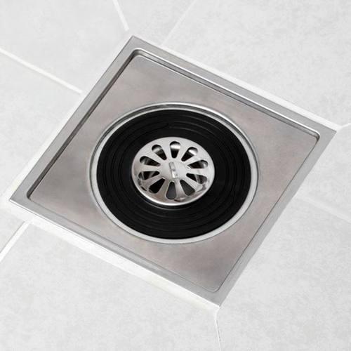 韩国地漏防臭器下水管地漏下水道密封圈盖卫生间不锈钢芯硅胶防臭