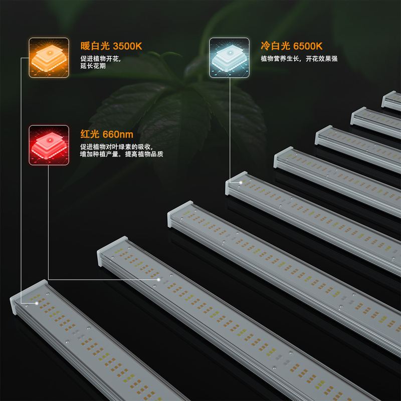 现货蜘蛛植物灯1000瓦led植物生长灯plant智能调光grow light