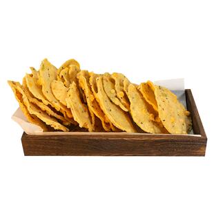 江西于都特产月亮巴油炸小吃客家休闲零食韭菜花生巴铁勺饼锅巴