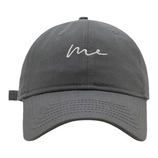 大头围灰色鸭舌帽子女2024新款春秋显脸小百搭美式休闲遮阳棒球帽
