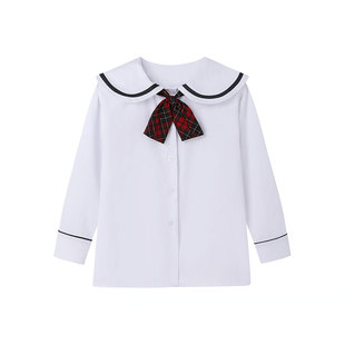 裕达深圳小学生校服 女秋冬装制礼服套装毛衣+裙+衬衣+马甲+领结