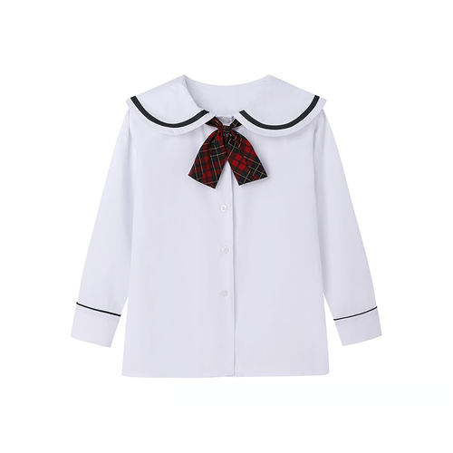 裕达深圳小学生校服 女秋冬装制礼服套装毛衣+裙+衬衣+马甲+领结
