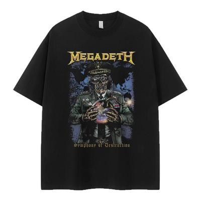 Megadeth乐队复古美式T恤