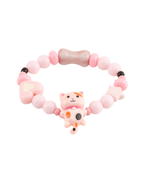 可爱猫咪手链多巴胺2026年新款网红爆款卡通萌哒高颜值儿童手链