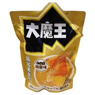 盐津铺子大魔王麻酱素毛肚魔芋六必居芝麻酱大袋688g解馋休闲零食
