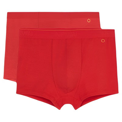 男莫代尔/棉质平角内裤袜子套装