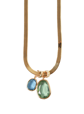 925银镀18K金/合成水晶女性