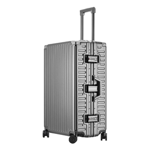 出口日本PC铝框行李箱女26寸28拉杆箱万向轮24寸20密码旅行箱子男