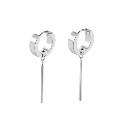 李龙馥同款耳环钛钢简约不掉色
