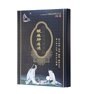 新达启帆酸麻肿痛消穴位压力刺激贴原刘一手医用冷敷贴颈椎膏药