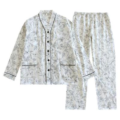 观昵大码孕妇睡衣春秋纯棉开衫