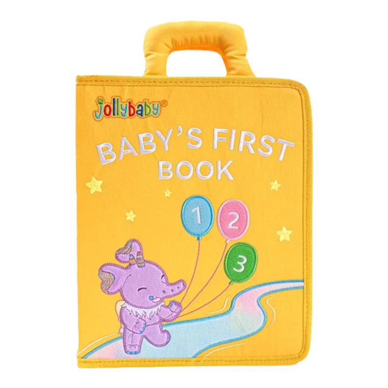 Jollybaby尾巴布书撕不烂水洗
