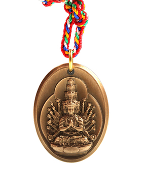 观世音黄铜原创设计风吊坠