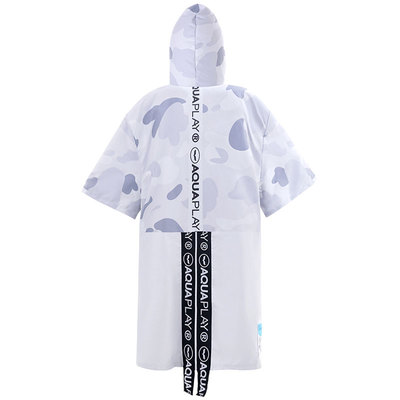 aquaplay潜水速干斗篷游泳浴袍