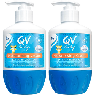【自营】老爸抽检 ego qv婴儿小老虎面霜250g*2澳洲保湿宝宝儿童