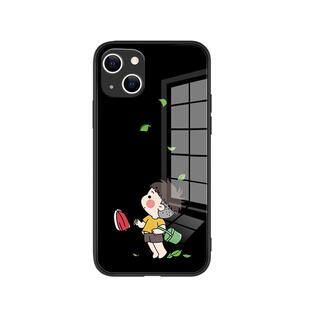 波妞宗介苹果16手机壳情侣12promax液态玻璃iphone15pro卡通14plus可爱动漫13网红xs男女xr耐脏7防摔11镜面15