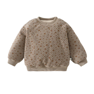 温巢婴儿衣服秋冬季夹棉保暖上衣