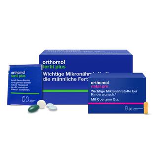 德国Orthomol男女备孕专用活性叶酸复合维生素锌硒营养调理套装