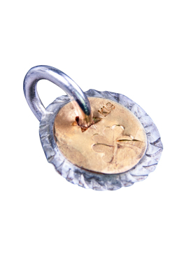 国内现货高山隆点金小牌吊坠