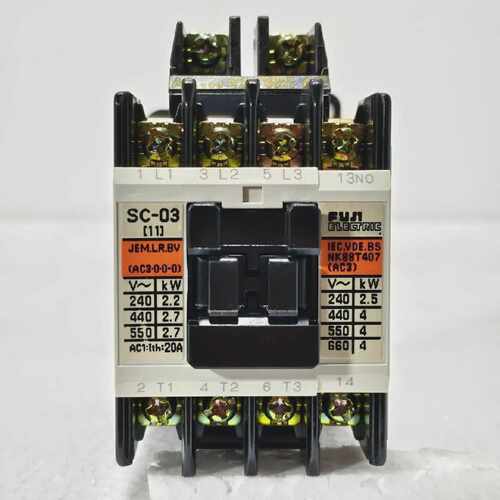 富士电气SC03磁力接触器3极200V220V线圈SC11AA