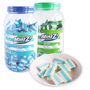 mintz薄荷软糖明茨奶糖印尼进口软糖果口气清新清凉零食老式年货