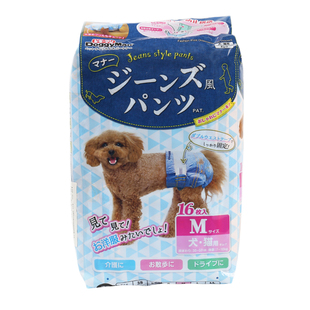 多格漫狗狗生理裤母狗狗幼犬猫咪尿不湿透气安全裤宠物牛仔纸尿裤