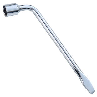 L型轮胎扳手汽车备胎换胎拆胎车用烟斗套筒套头扳子17/19/21/22mm