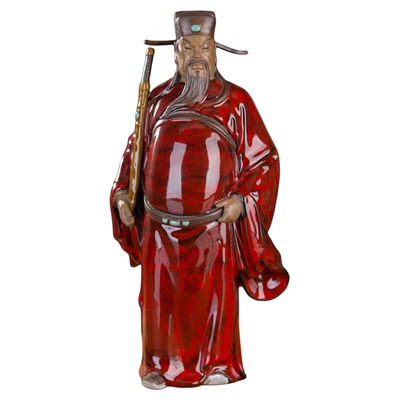 中式古典石湾陶瓷人物公包青天