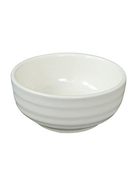 简约纯白陶瓷圆形调味碟酒店专用
