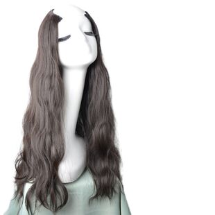 假发女长卷发U型半头套大波浪卷假发片无痕隐形接发补发自然蓬松