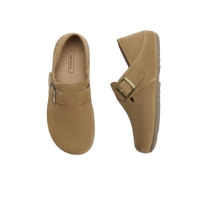 热风勃肯鞋女2025年春季新款百搭舒适外穿拖鞋复古休闲两穿女鞋子