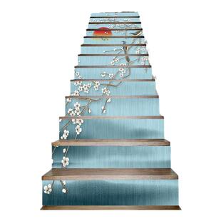 美化墙面贴纸装饰改造家居客厅卧室壁纸翻新旧楼梯台阶贴纸画自沾