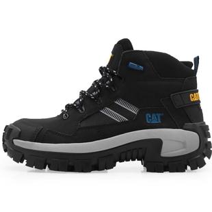 CAT卡特秋冬新款男士专业装备经典高帮网面拼接设计工装靴